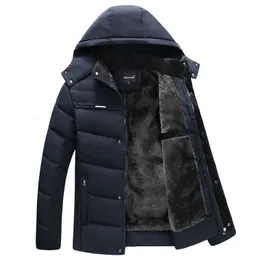 Mens Down Parkas Parka Coats Zimowa kurtka zagęszcza wodoodporność z kapturem ciepła płaszcz Ojca odzieży swobodny płaszcz 221207