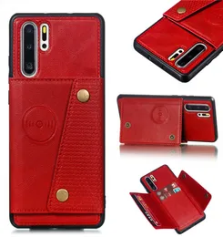 Fundas Hawei P30 Pro Card Holders Wallet Case voor Huawei P30 Pro Mate 20 P20 Lite lederen kaart Pocket Back Cover P30Lite Coque9949163