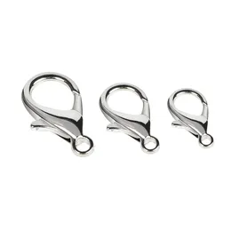 500Pcs Tibetan Silver Alloy Lobster Hooks End Connector Clasps For Jewelry Making Findings Necklace Bracelet DIY Earrings Supplies