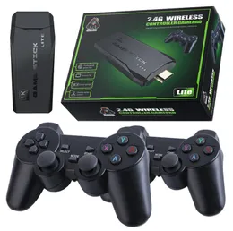 Video oyunu konsolları 4K TV Player Stick Console HD 24g kablosuz Gamepad Mini Family Retro Handheld Game PAD7293013