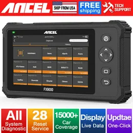 ANCEL FX9000 All System OBD2 Scanner Car Diagnostic Tool ABS SRS TPMS DPF IMMO