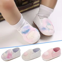 Scarpe da ginnastica Toddler Baby Girl Princess Antiscivolo Furry Soft Comodo Kid First Walking Infant Born Prewalker Sneakers