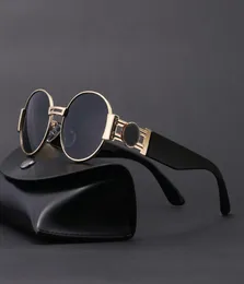 2021 round Luxur Top Quality Classic Pilot Sunglasses Designer Brand fashion Mens Womens Sun Glasses Eyewear Metal Glass Lenses wi7361541