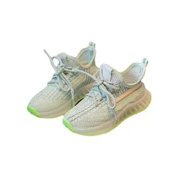 Кроссовки детская сетчатая обувь спортивные личности, бегущие повседневные мальчики для девочек, дышащие сапатильи 221207