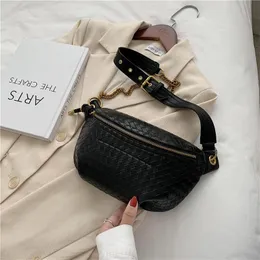 Waist Bags Chain Bag Women Leather Fanny pack Luxury Brand Crossbody Chest Mini Belt Fashion Girl Phone Pack Purse 221208