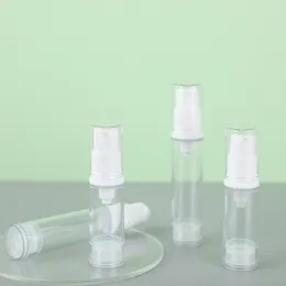 5 مل 10 مل 15ML MINI محمولة زجاجة رذاذ زجاجة الحيوانات الأليفة محمولة العينة مستحضرات حزمة الحزمة الشفافة البلاستيك