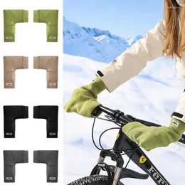 Велосипедные перчатки 1 парные велосипедные рулевые ручки зимние теплые защитные крышки с ветрозащитными велосипедными ручками