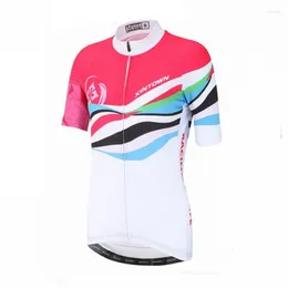 Giacche da corsa Xintown Women Short Short Pro Cycling Jersey Ropa Ciclismo Bicycle Clothing Roupa de Bike tops