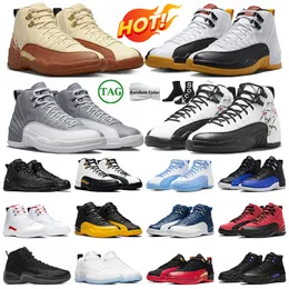 OG 12 Men Basketball Shoes 12s Jumpman Sneakers Muslin Floral Stealth Black Taxi Utility Playoffs mens sport trainers