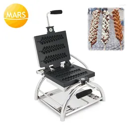 Bread Makers Electric Lolly Waffle On A Stick Baker Commercial Belgium Maker Machine 220V 110V Baking Pan Iron Plates