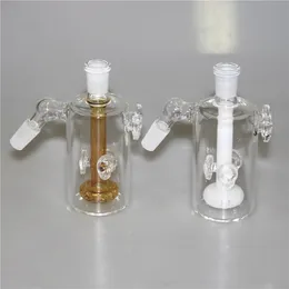 Catcher de cinzas Hookahs 14mm 45 90 graus para cachimbo de vidro Bongo Bubbler Bongus Ashcatchers Pipe de água