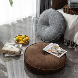 Almofado de travesseiro de almofada Super macio do piso da casa Decora￧￣o da casa holandesa moderna Velvet Futon Round Seat Sof￡ Back Sala de estar 221208