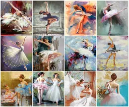 Evershine Diamond Painting Ballet Mujer Rhinestone Cross Stitch Kit Diamond Bordery Picture Mosaic Art2194422