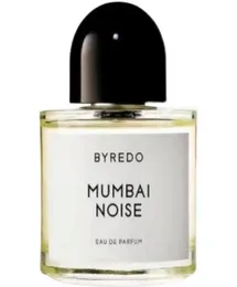 Luksusowa marka Byredo Perfume Spray Mumbai Hałas 100 ml dla mężczyzn lub kobiet długotrwały wysokiej jakości parfum statek 4127565
