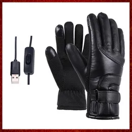 ST853 Winter Electric Heating Gloves Winter Motorcycle Riding Warm Gloves USB High Heat Temperature Thermal Heating Gloves