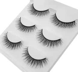 Natural Thick False Eyelashes Soft and Delicate Curly Crisscross Hand Made Reusable Multilayer 3D Fake Lashes Extensions Eyes Make9394606