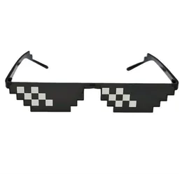 8 bit haydut hayat güneş gözlüğü pikselli erkekler kadın marka parti gözlükleri mozaik uv400 vintage gözlük unisex hediye oyuncak gözlükleri2498243