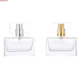 市場30mlガラス空の香水ボトルスクエアスプレーアトマイザー補充可能な香り30 ml旅行サイズ8847493