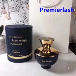 Premmierlash 브랜드 Dylan Blue 향수 100ml 3.4oz 여성 향수 향기 붓고기 Lady Parfum Natural Spray Floral Long Smalk