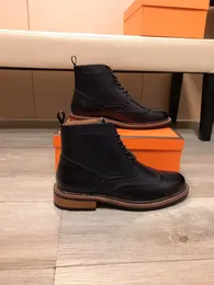 Designer Oblique Explorer Stivaletti per uomo Stivali da neve Leanther in pelle di vitello Stivali invernali con plateau Scarpe da ginnastica alte di qualità taglia 38-45