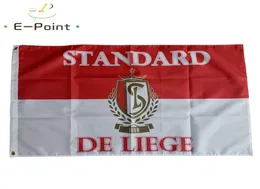 Belgi￫ Standard Luik FC 35ft 90cm150cm Polyester vlagbanner Decoratie Flying Home Garden Vlag Feestelijke geschenken8530135