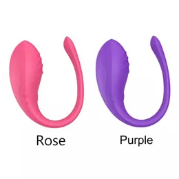 Giocattoli sessuali giocattolo masager Giocattoli vibratori per donne App Control u Shape Coppia g Spot Massage Vibe Waterproof Adult Love Egg Woman 6BV0 6G2S