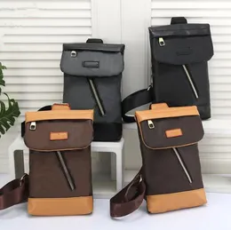Designer män crossbody väskor multifunktion kvinna bröstväska messenger läder axel väska diagonal paket resor ryggsäck
