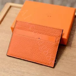 Met originele doos kaarthouders Designer Men Women Bank Credit Cards Holder Designer Bag Classic Small Slim Wallet Dustbags Certificaat mooie kwaliteit