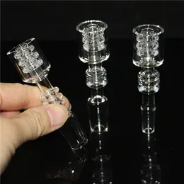 Hookahs Beracky Full Weld Auto-Spinner Beveled Edge Smoking Quartz Banger With Glass Marble Terp Pearls Hourglass Seamless Tourbillon Nails For Glass Water Bong