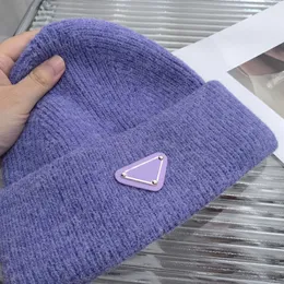 2023 Luxury Beanies Designer Winter Beanie Men and Women Fashion Triangle Letters Design Knit Hatts Fall Woolen Cap Geometric Unisex Warm Skull Hat