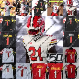 Koszulki piłkarskie Maryland Terrapins Koszulka piłkarska Kenny Bennett Glendon Miller Jakorian Bennett Nasili-Kite Colton Spangler Anthony Pecorella Terrence