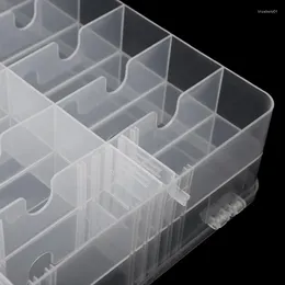 Nail Art Kits Pro 48 Lattice Polish Holder Display Container Organizer Storage Box för CA