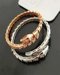 Retro metalowa impreza niestandardowa bransoletki Bracelets projektanta bransoletki męskie biżuteria masy moda luksusowa biżuteria wąż brace3532997