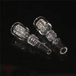 Hosahs Quartz Diamond Knot Banger Nail Oil Recycler Quartz Tips 10mm 14mm 19mm Manlig kvinna för vattenrör