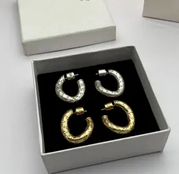 Modevarum￤rke Semicircle Hoop Earrings Studs Retro Designer Dangle Earring Earring Have Stamp For Women Party Anniversary With Box