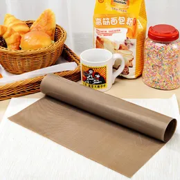 Bakeware Tools Excellent 40 60CM High Tempreture Resistant Cloth Baking Mat BBQ Sheet Anti-oil Fabric Linoleum Reuse Oil Paper