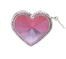 Fashion Personal Kids GSM GPS Tracker Lovely Heart Shape Necklace Real Time Tracking Alarm Device For Girl Girl Girlfriend Mom Elders5010486