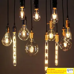 E27 LED خيوط لمبة ST64 EDISON RETRO Bubble Lightsboorroom غرفة المعيشة