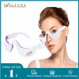 Massager Eye 3D Smart Electric z ciepłem w podczerwieni terapia światła EMS Mikrokrurrent Pulse Vibrator Beauty S Maszyna masażu 221208