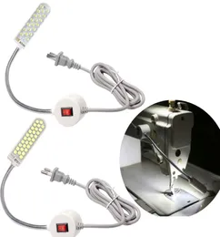 LED Sewing Machine Light Working GooseNeck Lamp調整可能なチューブホームミシンデスク用磁気取り付けベースIndustria9256864