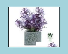 Decora￧￵es de jardim P￡tio Home Home 100pcs Sementes de flores lil￡s Planta rara para plantio para o p￡tio Purificar o ar absorver Harmf 3408515