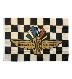 Indianapolis Motor Speedway-Flagge, 90 x 150 cm, Polyester, Outdoor- oder Indoor-Club, Digitaldruck, Banner und Flaggen, Ganzes 6803776