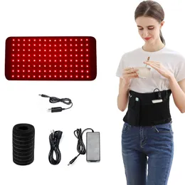 Face Care Devices LED Light Therapy Pad Near Infrared and Red Belt 660nm 850nm Large Pads Wearable Wrap for Pain Relief 221208