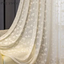 Perde Beyaz Perdeler Avrupa Amerikan Fransız tarzı basit modern bölme dantel, oturma odası yemek yatak odası için özel