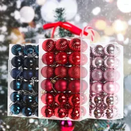 Decorazioni natalizie 36 pezzi decorazioni per alberi palla pallina ornamenti appesi in plastica per forniture per feste di anno domestico 2022
