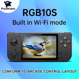 Powkiddy RGB10S Portable Game Players 3,5 -дюймовый IPS Ecra Ecrece Oga с открытым исходным исходным кодом.