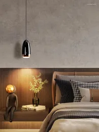 Lampy wiszące nowoczesne światła nordycka lampa LED Lampa LED 7W Oświetlenie magazyn domowej sypialni żyrandol sufitowy do jadalni