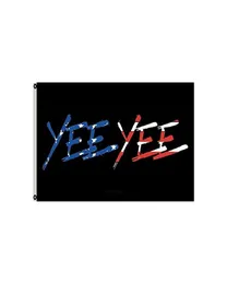 Yee Yee American Flag с двойным сшитым флагом 3x5 Ft Banner 90x150cm Party Gift 100d Presstend 4677317