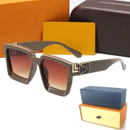 Millionaire M96006 Womans Sunglasses Luxury Fashion Mens Sun glasses UV Protection men Designer eyeglass Gradient Metal hinge women spectacles with boxs