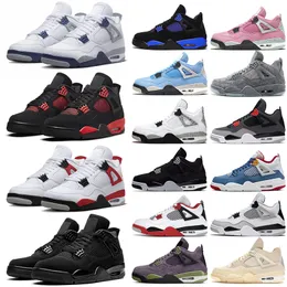4 Jumpman Mens Basketball Shoes 4s Red Thunder Military Black Cat Cool Grey Pure Money University Blue White Oreo Men Womens Trainers Sports Sneakers